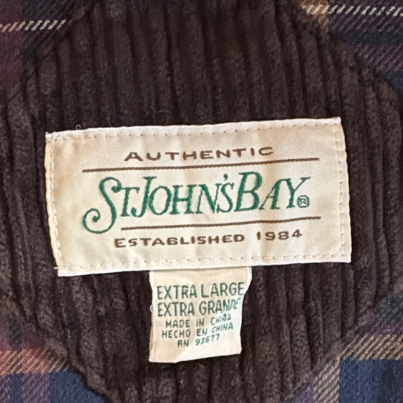 St. John’s Bay Brown Corduroy Jacket - Picture 5 of 9